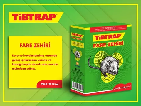 TibiTrap Fare Zehri ürün ambalajı